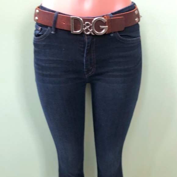 Dolce & Gabbana Authentic Women\'s Dark Brown Leather Belt main image 11